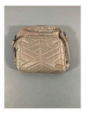 Lug Ranger 2 RFID Medium Crossbody Bag, Zebra Print, Sand Taupe with Top Handle